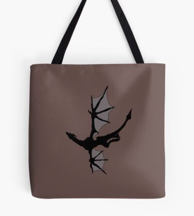 Onyx Storm Dragon Tote Bag