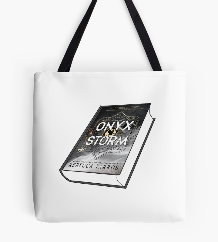 Onyx Storm Book Sticker Tote Bag