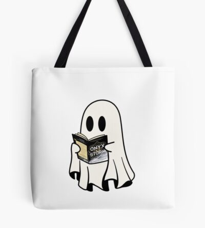 Ghost Reading Onyx Storm Tote Bag