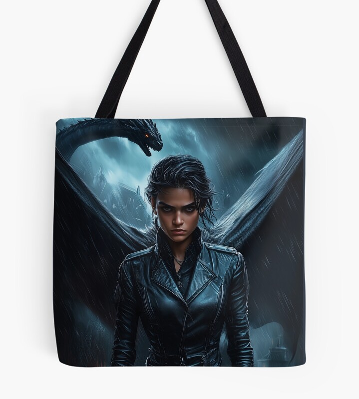 Mira Sorrengail Onyx Storm Fourth Wing Tote Bag