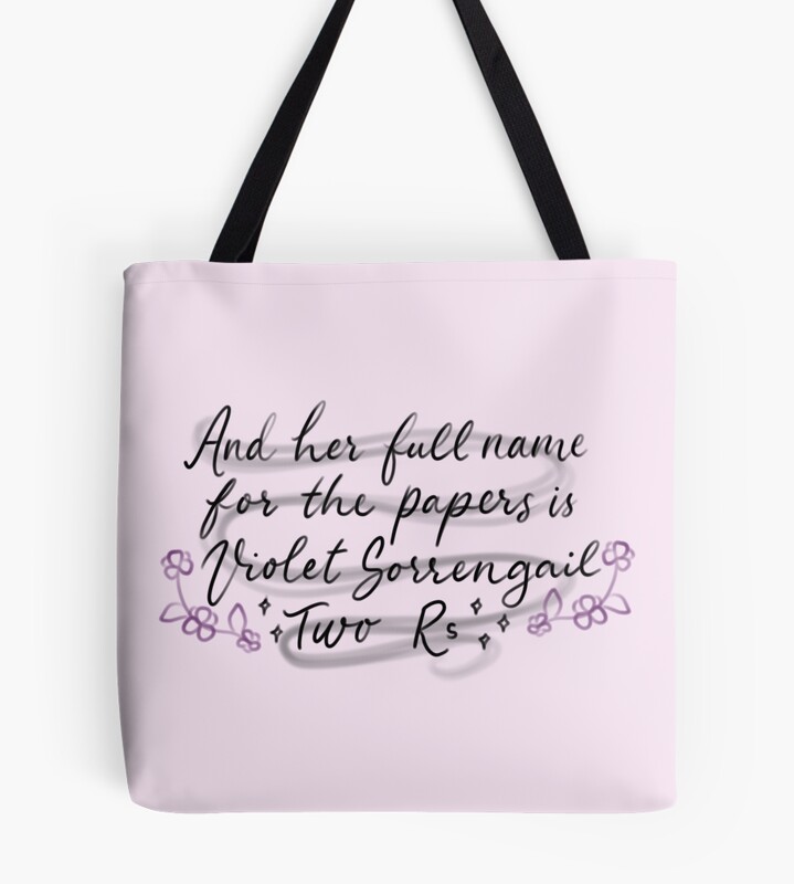 Onyx Storm Quote Tote Bag