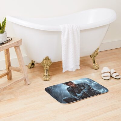 Alternative view of Xaden Riorson Onyx Storm Fourth Wing Bath Mat