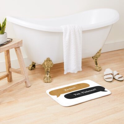 Alternative view of Xaden And Violence Fourth Wing Bath Mat