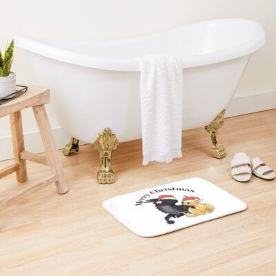 Alternative view of Merry Christmas From Tairn And Andarna Bath Mat