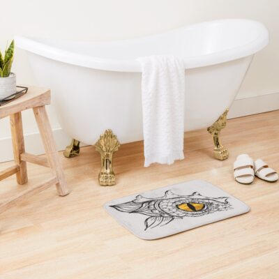 Alternative view of Onyx Storm Quote Bath Mat