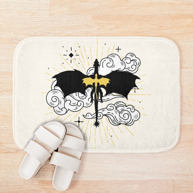 Tairn And Andarna Fourth Wing Bath Mat - Image 3
