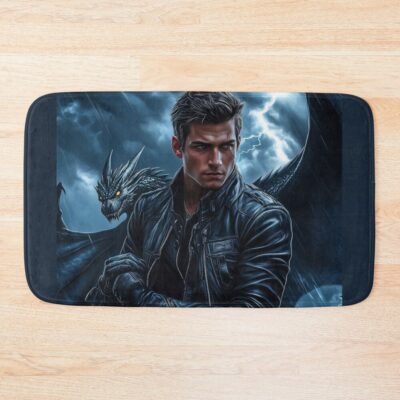Xaden Riorson Onyx Storm Fourth Wing Bath Mat