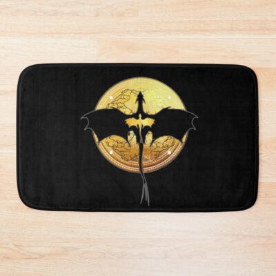 Fourth Wing Dragon Relic Tattoo Bath Mat