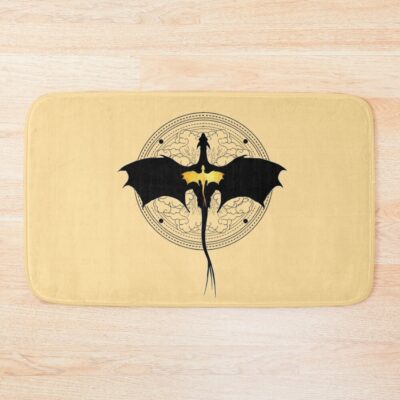 Fourth Wing Dragon Relic Tattoo Bath Mat