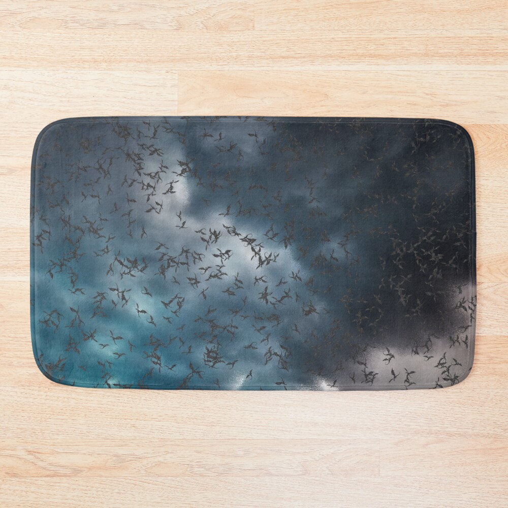 Onyx Dragons A Piece To Celebrate The Release Of Onyx Storm Bath Mat