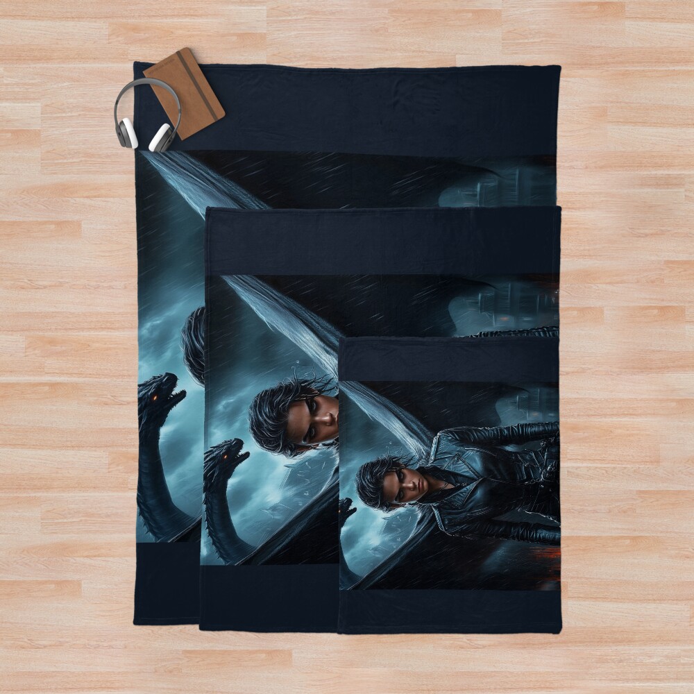 Mira Sorrengail Onyx Storm Fourth Wing Throw Blanket - Image 3