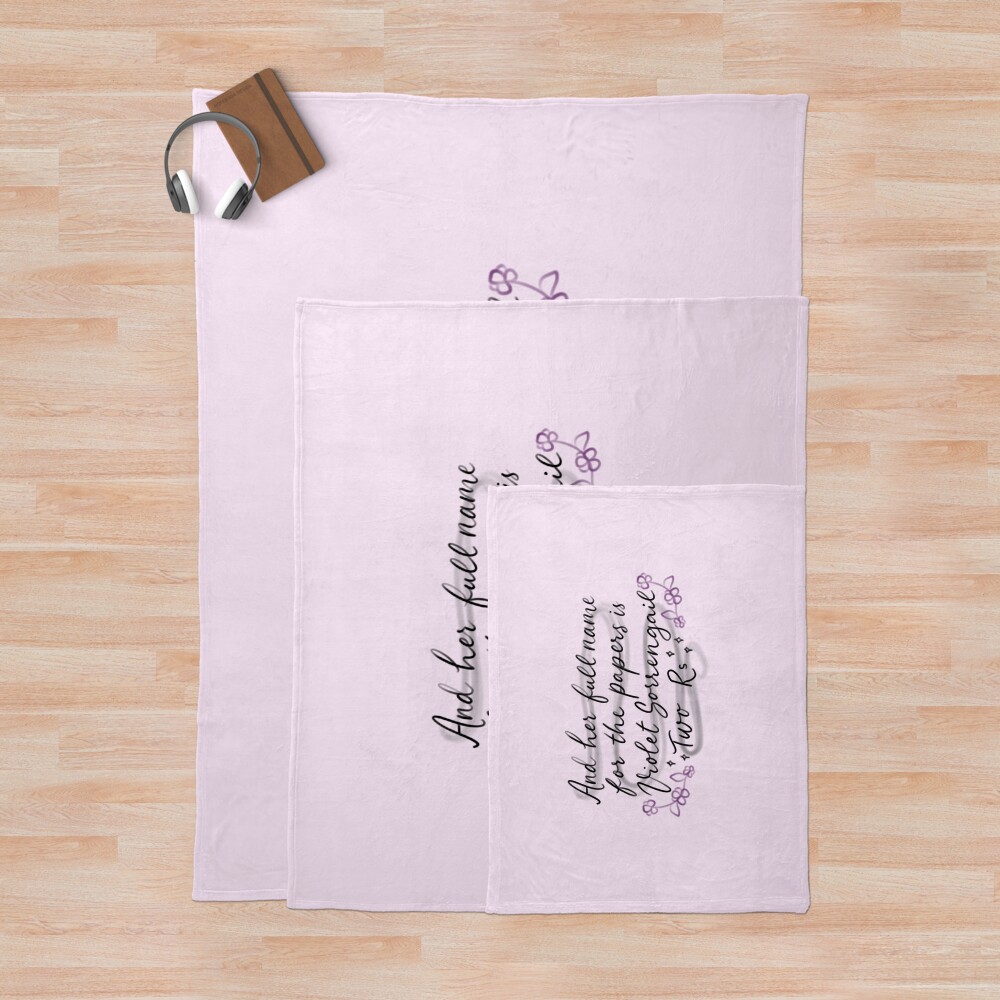 Onyx Storm Quote Throw Blanket - Image 3