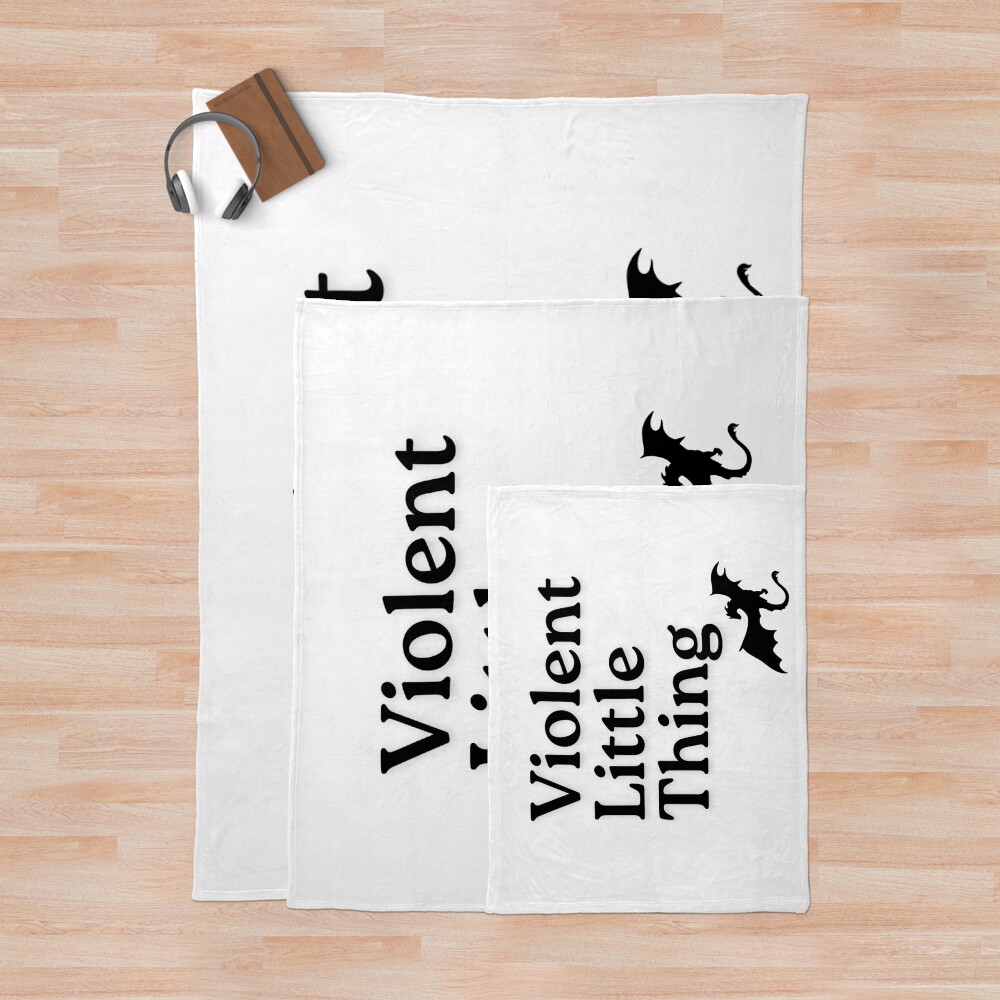 Onyx Storm Print Throw Blanket - Image 3