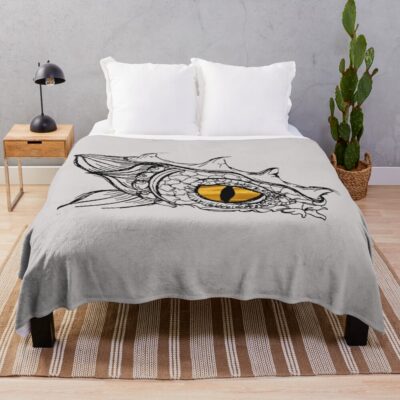 Onyx Storm Quote Throw Blanket
