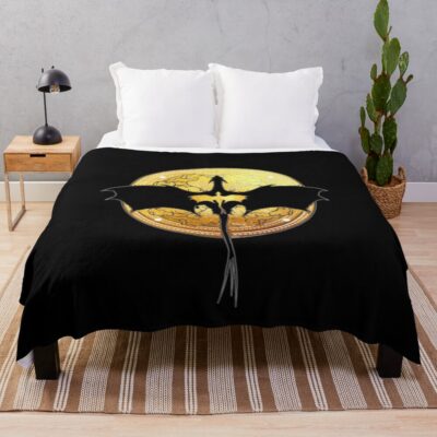 Fourth Wing Dragon Relic Tattoo Throw Blanket