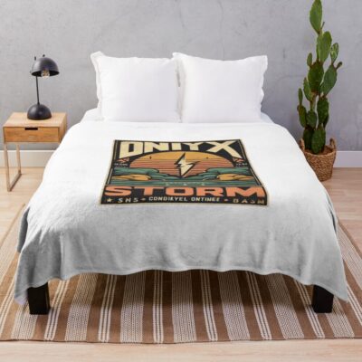 Onyx Storm Throw Blanket