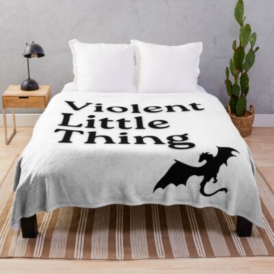 Onyx Storm Print Throw Blanket