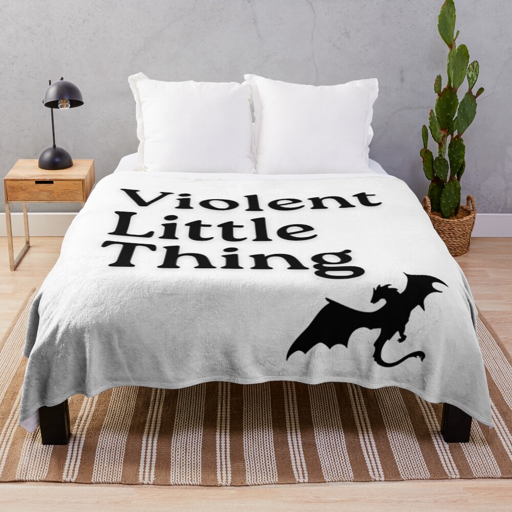 Onyx Storm Print Throw Blanket