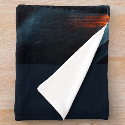 Alternative view of Mira Sorrengail Onyx Storm Fourth Wing Throw Blanket