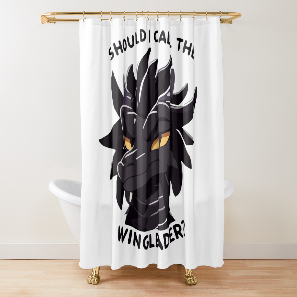 The Wingleader Head Shower Curtain