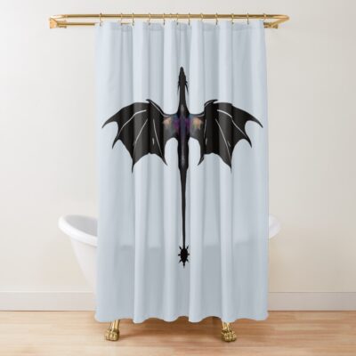 Onyx Storm Andarna And Tairn Shower Curtain
