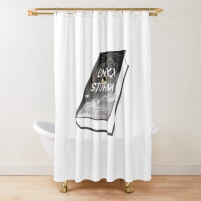 Onyx Storm Book Sticker Shower Curtain