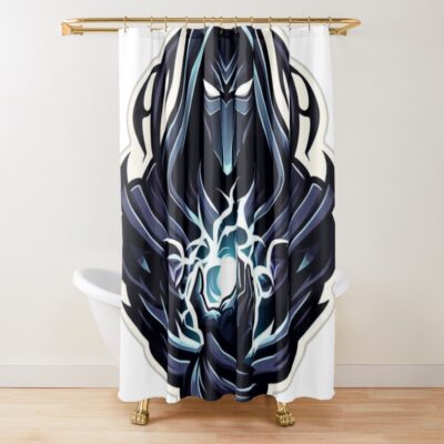 Onyx Storm Dark Power Unleashed Shower Curtain