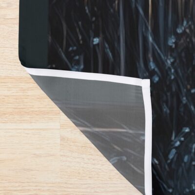 Alternative view of Xaden Riorson Onyx Storm Fourth Wing Shower Curtain