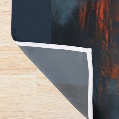 Alternative view of Mira Sorrengail Onyx Storm Fourth Wing Shower Curtain