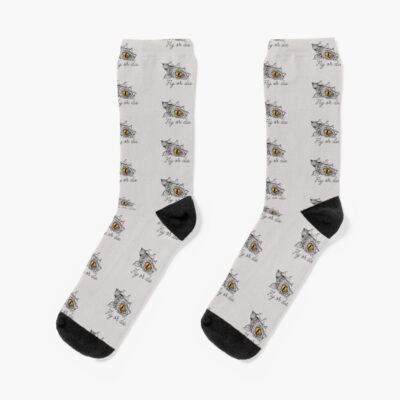 Onyx Storm Quote Socks