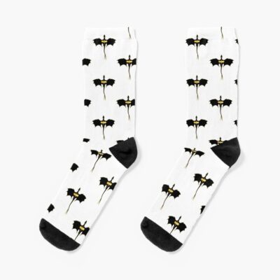 Fourth Wing Dragon Relic Tattoo Socks