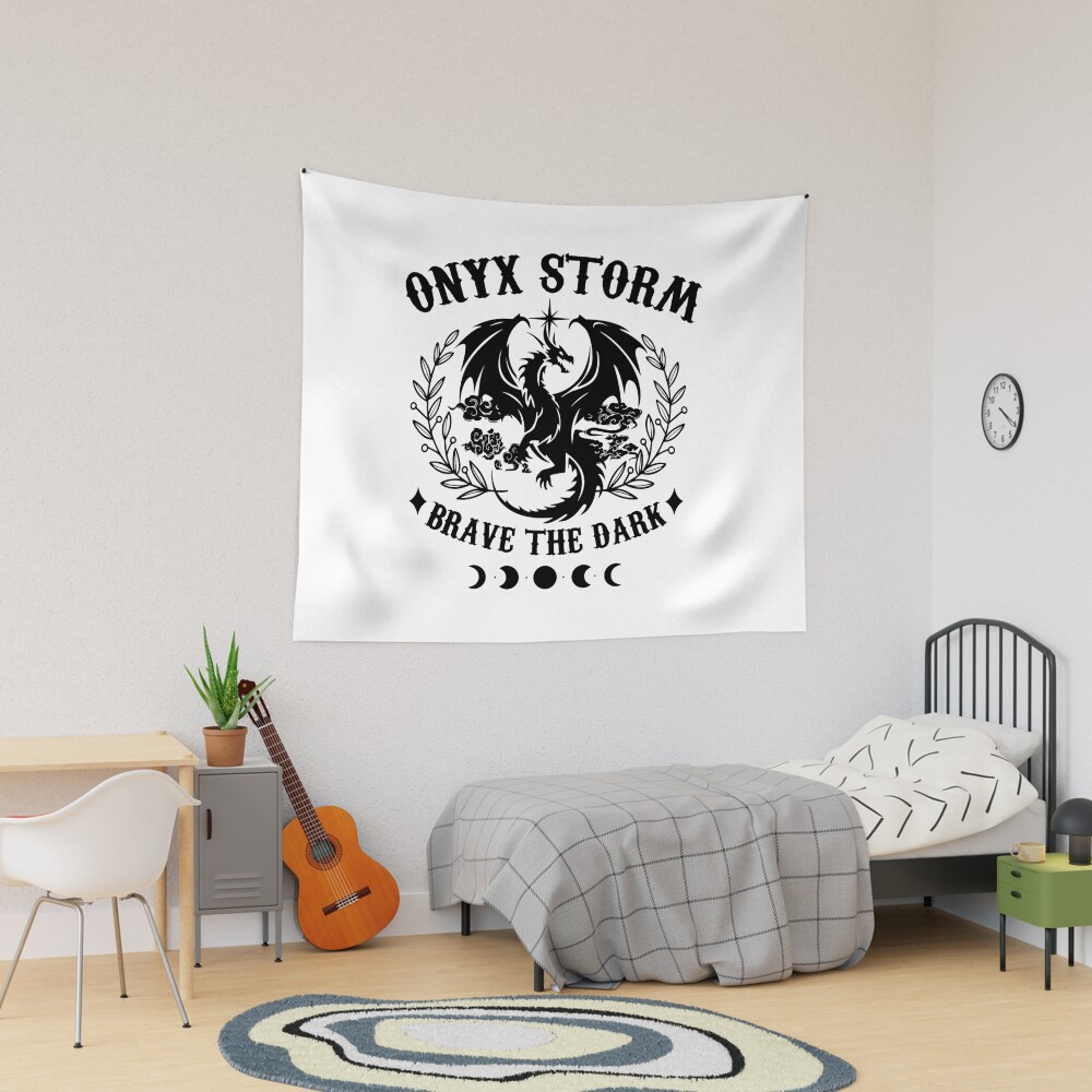 Onyx Storm Fourth Wing Basgiath War Bookish Xaden Tapestry