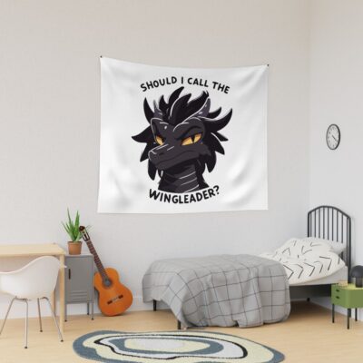 The Wingleader Head Tapestry